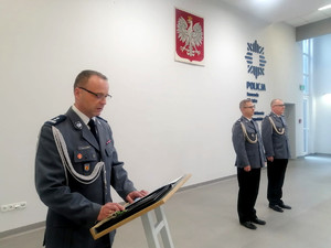 Zastępca Komendanta Miejskiego Policji w Piotrkowie Trybunalskim młodszy inspektor Radosław Malanowski