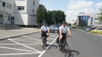 dwuosobowy patrol rowerowy