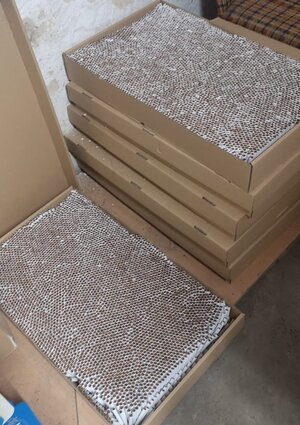 zabezpieczone w kartonie bez opakowań papierosy