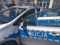 uczennice podczas wizyty w piotrkowskiej jednostce