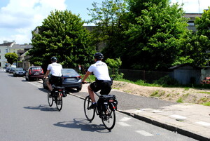 patrol rowerowy podczas służby
