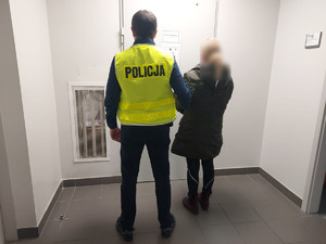 zatrzymana z policjantem