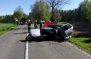 pojazd golf biorący udział w zdarzeniu
