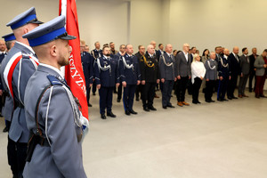 Uroczysta zbiórka z okazji zdania obowiązków na stanowisku Komendanta Miejskiego Policji w Piotrkowie Trybunalskim - insp. Krzysztofa Dąbrowskiego.