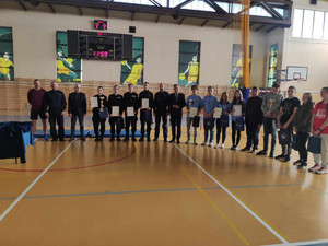 Uczniowie podczas eliminacji konkursu o Puchar Komendanta Wojewódzkiego Policji w Łodzi.