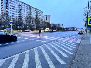 Policjanci podczas działań.