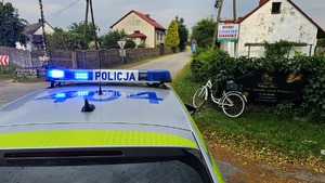 policyjny radiowóz.