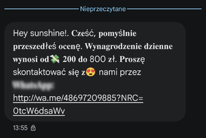 treść wiadomości.