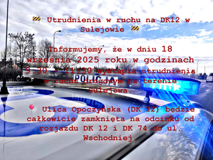 Policyjne sygnały świetlne na radiowozie.