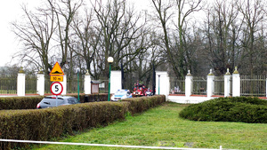 Policjanci oraz motocykliści podczas Moto Mikołajów.