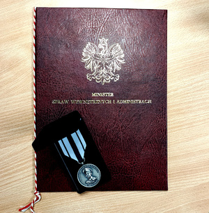 Okolicznościowy medal.