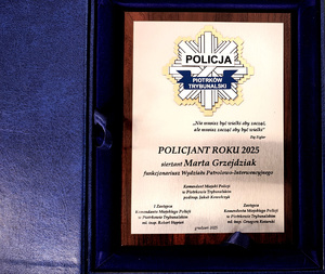 Pamiątkowy ryngraf.