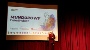 Dorota Ryl podczas uroczystości.