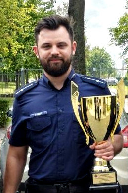 Młodszy aspirant Piotr Lebelt.