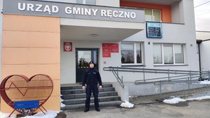 Starszy aspirant Marcin Kowalski.