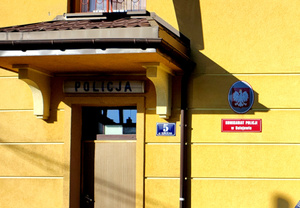 Komisariat Policji w Sulejowie.