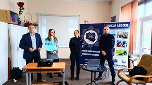 Prelegenci podczas spotkania.