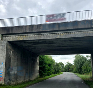 Wiadukt kolejowy.