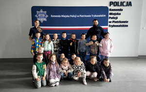 Przedszkolaki podczas spotkania.
