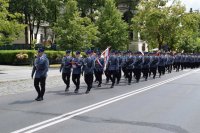 przemarsz kompanii honorowej policjantów